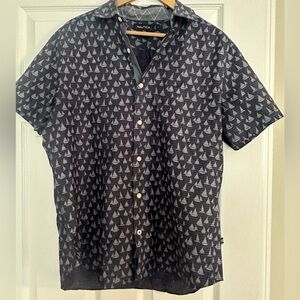 Men’s nautical print shirt in size S from Nautica